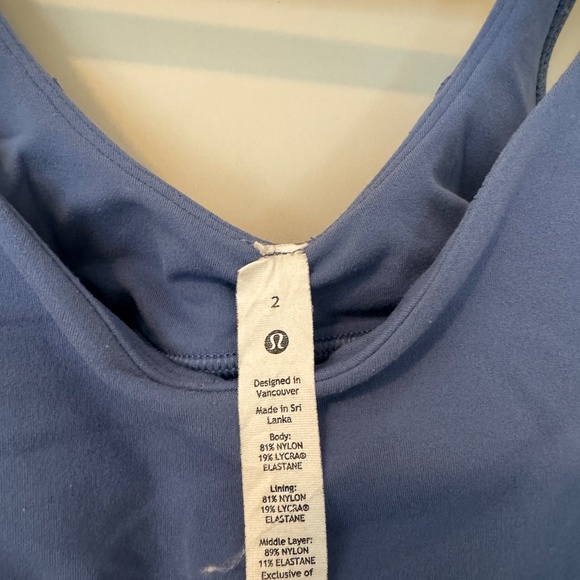 💙Lululemon Athletica Blue Tank - Picture 2 of 2